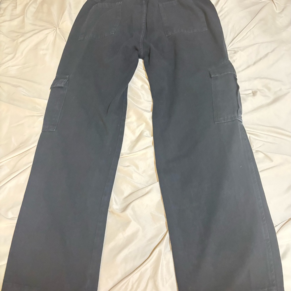 Men's Charcoal Cargo Pants